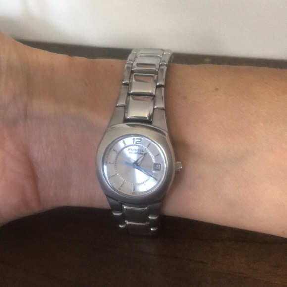 Watch Fossil Blue Vintage Like new. - Picture 5 of 8